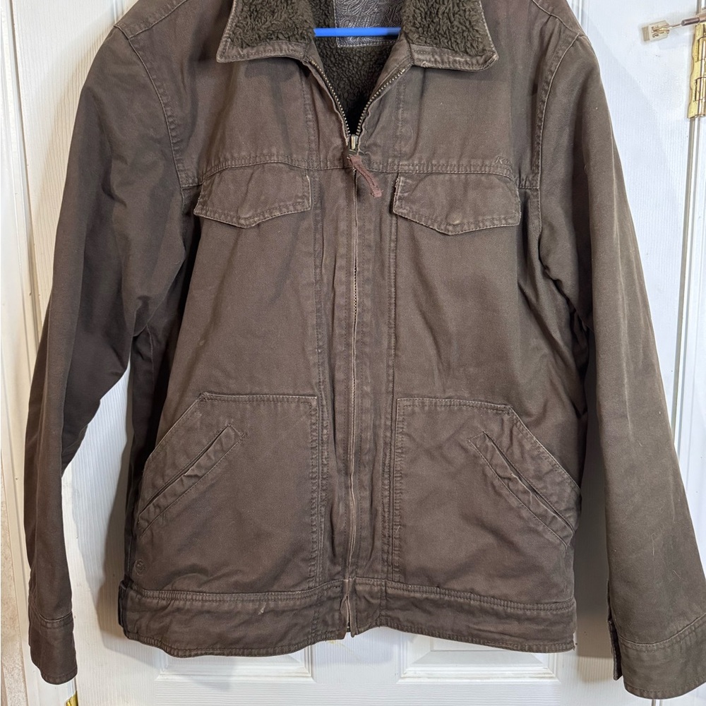 Kirra Dark Brown Military Field Jacket